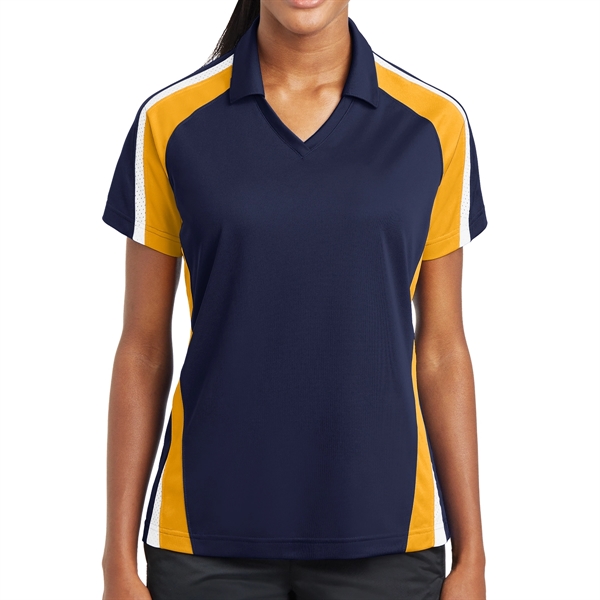 Sport-Tek® Women's Tricot Polo Shirt - Sport-Tek® Women's Tricot Polo Shirt - Image 8 of 12