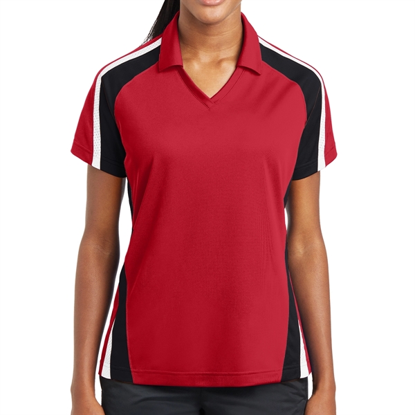 Sport-Tek® Women's Tricot Polo Shirt - Sport-Tek® Women's Tricot Polo Shirt - Image 10 of 12