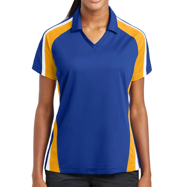 Sport-Tek® Women's Tricot Polo Shirt - Sport-Tek® Women's Tricot Polo Shirt - Image 12 of 12
