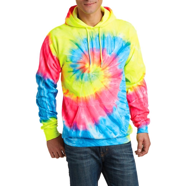 Port & Company® Tie-Dye Hoodie Sweatshirt - Port & Company® Tie-Dye Hoodie Sweatshirt - Image 11 of 13