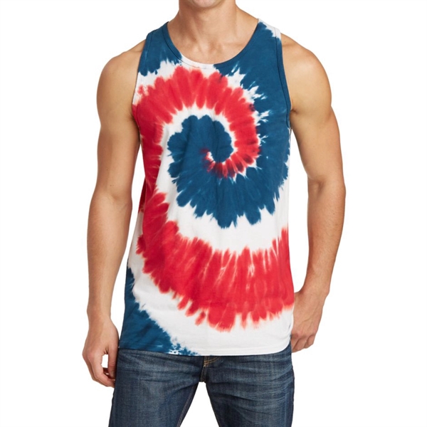 Customizable Tie-dye Tank Top - Customizable Tie-dye Tank Top - Image 1 of 8