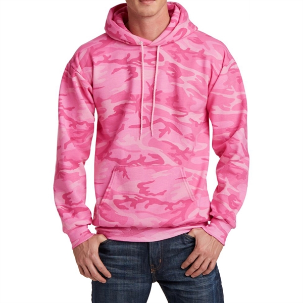 Comfortable Camo Hooded Sweatshirt - Comfortable Camo Hooded Sweatshirt - Image 3 of 6