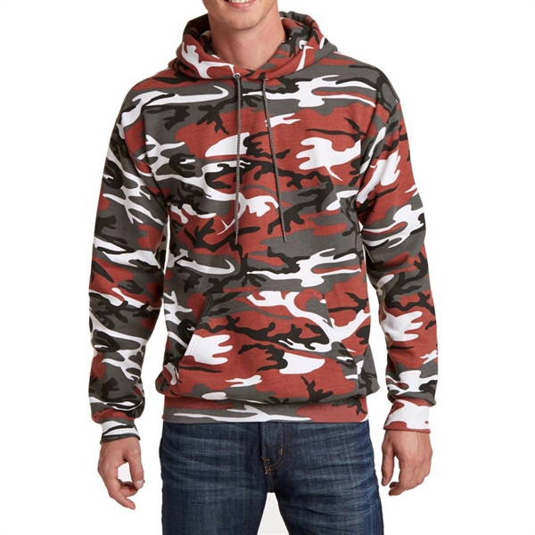 Comfortable Camo Hooded Sweatshirt - Comfortable Camo Hooded Sweatshirt - Image 4 of 6