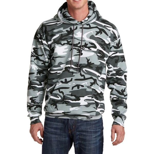 Comfortable Camo Hooded Sweatshirt - Comfortable Camo Hooded Sweatshirt - Image 5 of 6