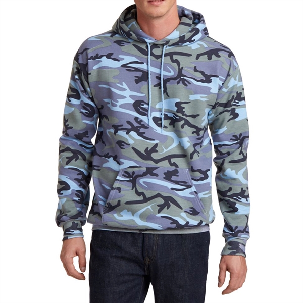 Comfortable Camo Hooded Sweatshirt - Comfortable Camo Hooded Sweatshirt - Image 6 of 6