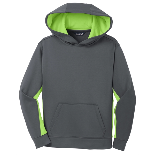 Colorblock Designed Hooded Sweatshirt - Colorblock Designed Hooded Sweatshirt - Image 1 of 11