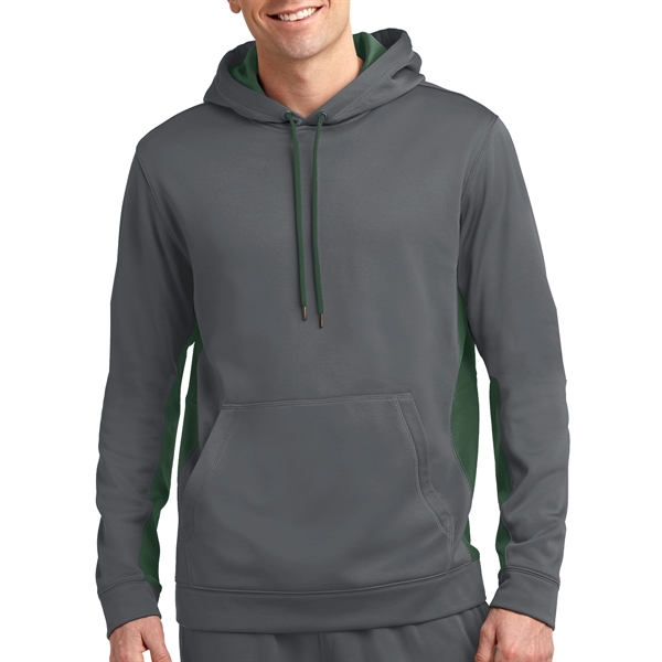 Colorblock Designed Hooded Sweatshirt - Colorblock Designed Hooded Sweatshirt - Image 6 of 11