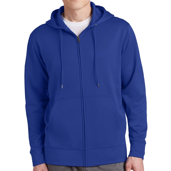 100% Polyester Hooded Jacket - 100% Polyester Hooded Jacket - Image 1 of 4