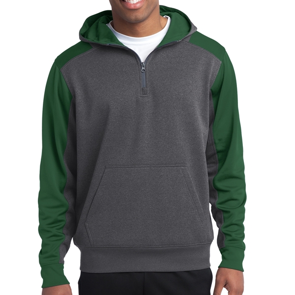 Amadril Colorblock 1/4-Zip Hooded Sweatshirt - Amadril Colorblock 1/4-Zip Hooded Sweatshirt - Image 2 of 7
