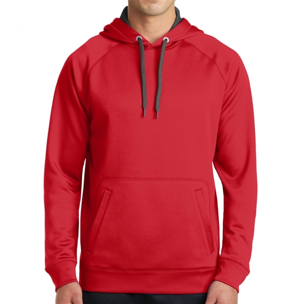 Sport-Tek® Fleeced Hoodie Sweatshirt - Sport-Tek® Fleeced Hoodie Sweatshirt - Image 4 of 7