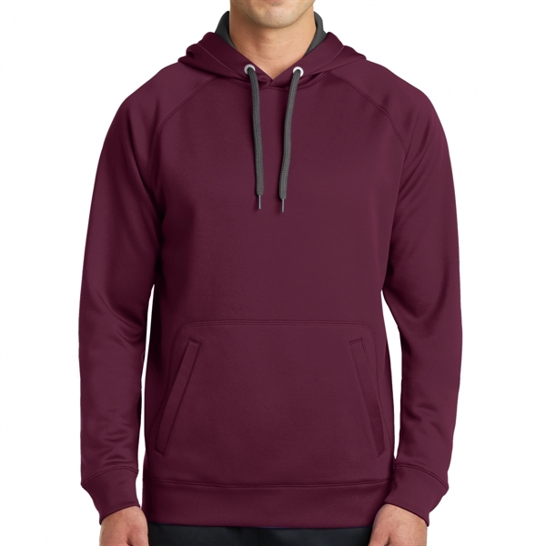 Sport-Tek® Fleeced Hoodie Sweatshirt - Sport-Tek® Fleeced Hoodie Sweatshirt - Image 6 of 7