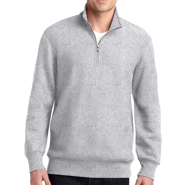 Sport-Tek® Quarter-Zipped Pullover Sweatshirt - Sport-Tek® Quarter-Zipped Pullover Sweatshirt - Image 1 of 7