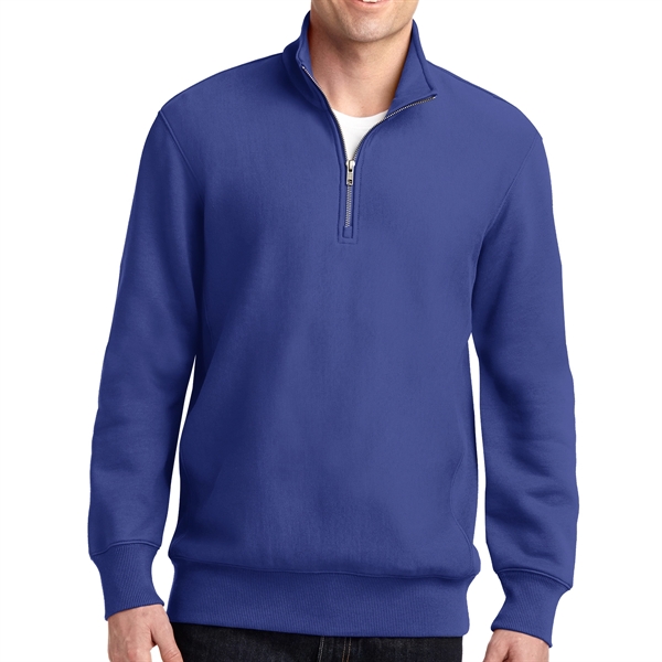 Sport-Tek® Quarter-Zipped Pullover Sweatshirt - Sport-Tek® Quarter-Zipped Pullover Sweatshirt - Image 4 of 7