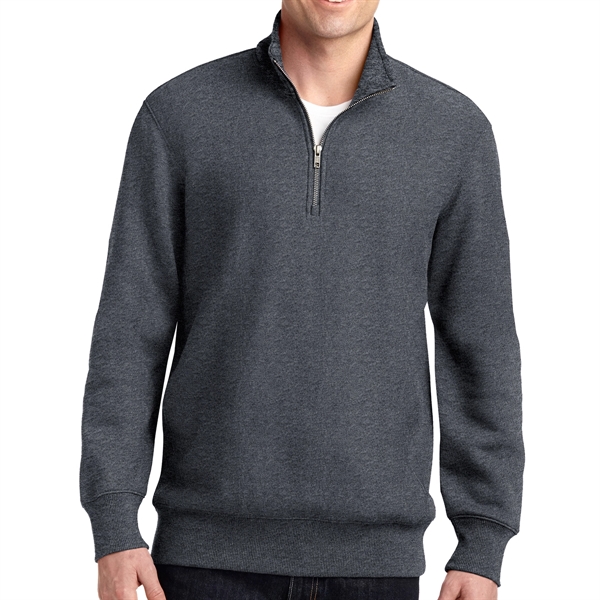 Sport-Tek® Quarter-Zipped Pullover Sweatshirt - Sport-Tek® Quarter-Zipped Pullover Sweatshirt - Image 5 of 7