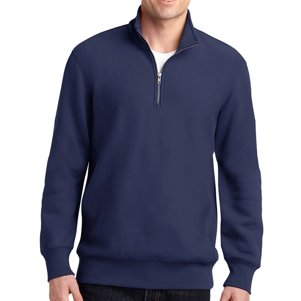 Sport-Tek® Quarter-Zipped Pullover Sweatshirt - Sport-Tek® Quarter-Zipped Pullover Sweatshirt - Image 6 of 7