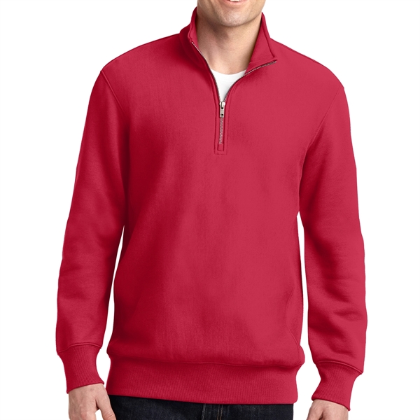 Sport-Tek® Quarter-Zipped Pullover Sweatshirt - Sport-Tek® Quarter-Zipped Pullover Sweatshirt - Image 7 of 7