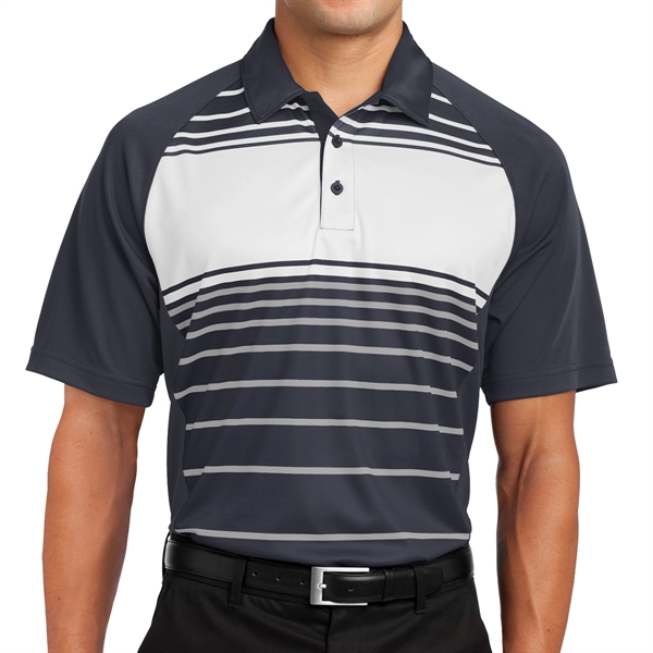 Sport-Tek® Dry Zone® Stripe-Accented Polo - Sport-Tek® Dry Zone® Stripe-Accented Polo - Image 2 of 8