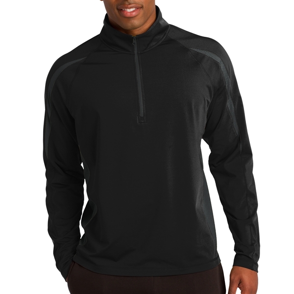 Masters' 1/2-Zip Colorblock Pullover - Masters' 1/2-Zip Colorblock Pullover - Image 1 of 12