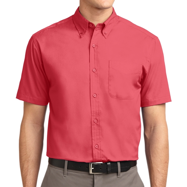 Ladies Short Sleeve Essential Polo Shirt - Ladies Short Sleeve Essential Polo Shirt - Image 5 of 36