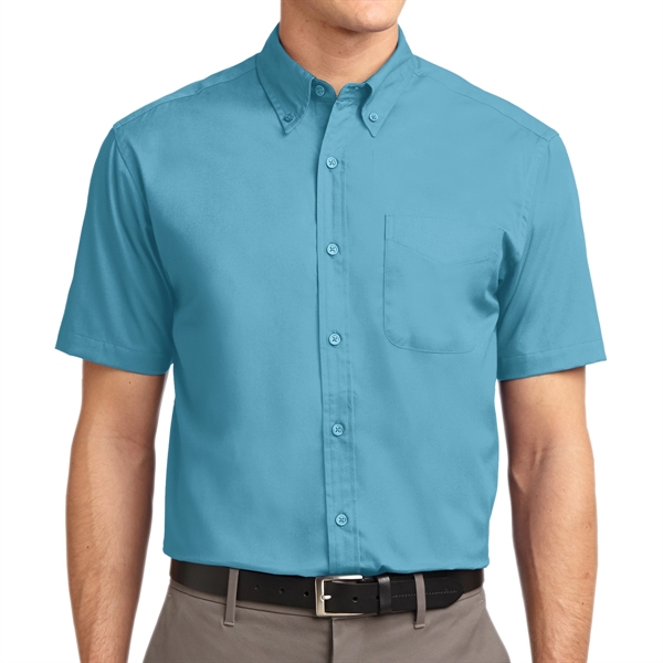Ladies Short Sleeve Essential Polo Shirt - Ladies Short Sleeve Essential Polo Shirt - Image 10 of 36