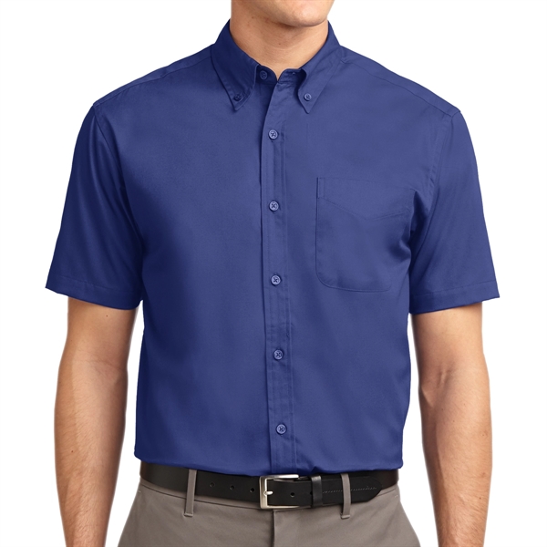 Ladies Short Sleeve Essential Polo Shirt - Ladies Short Sleeve Essential Polo Shirt - Image 12 of 36