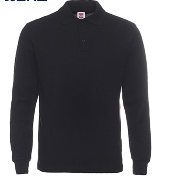 Men's Long Sleeve Polo Shirt - Men's Long Sleeve Polo Shirt - Image 2 of 4