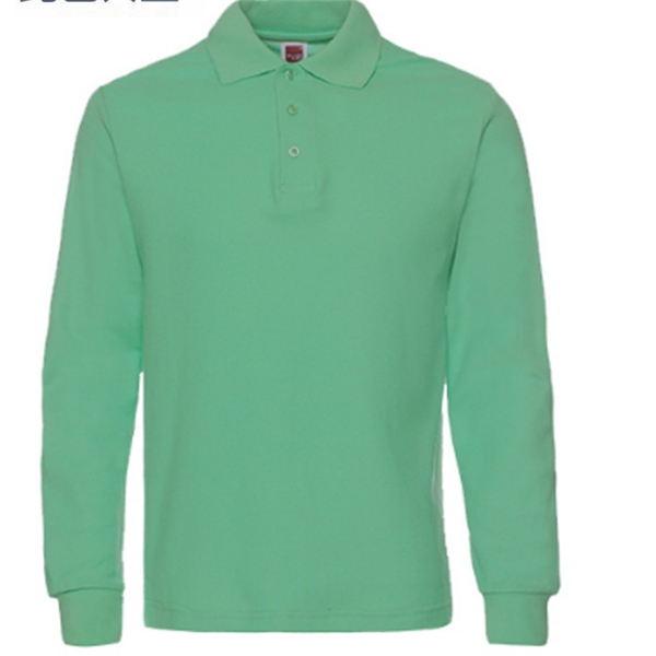 Men's Long Sleeve Polo Shirt - Men's Long Sleeve Polo Shirt - Image 3 of 4