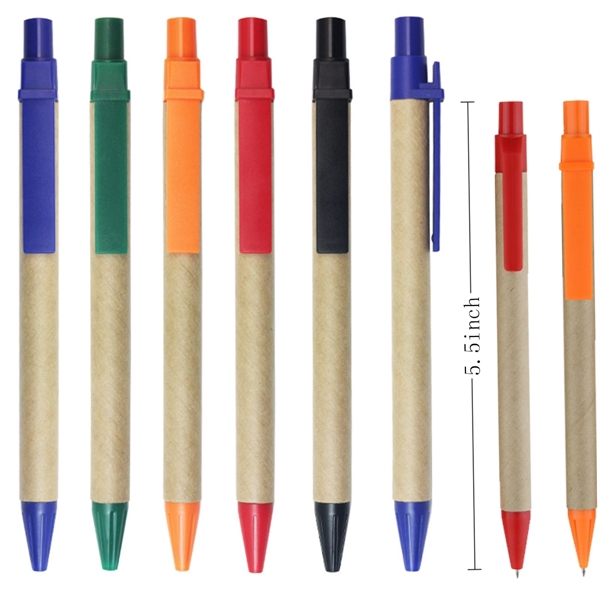 Custom Logo Recycled Eco-friendly Ballpoint Pens - Custom Logo Recycled Eco-friendly Ballpoint Pens - Image 0 of 0