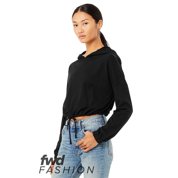BELLA + CANVAS FWD Fashion Women's Cinched Cropped Hoodie - BELLA + CANVAS FWD Fashion Women's Cinched Cropped Hoodie - Image 5 of 9