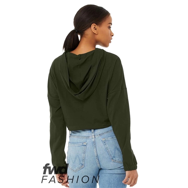 BELLA + CANVAS FWD Fashion Women's Cinched Cropped Hoodie - BELLA + CANVAS FWD Fashion Women's Cinched Cropped Hoodie - Image 9 of 9