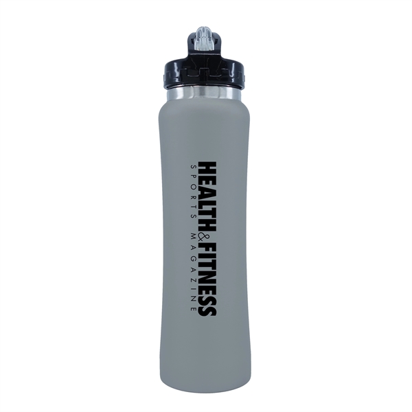 25 Ounce Stainless Steel Water Bottle with Clip