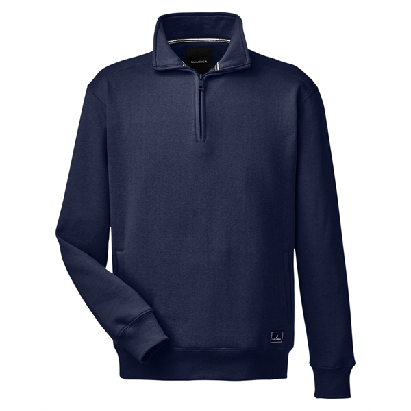 Nautica Men's Anchor Quarter-Zip Pullover - Nautica Men's Anchor Quarter-Zip Pullover - Image 6 of 34