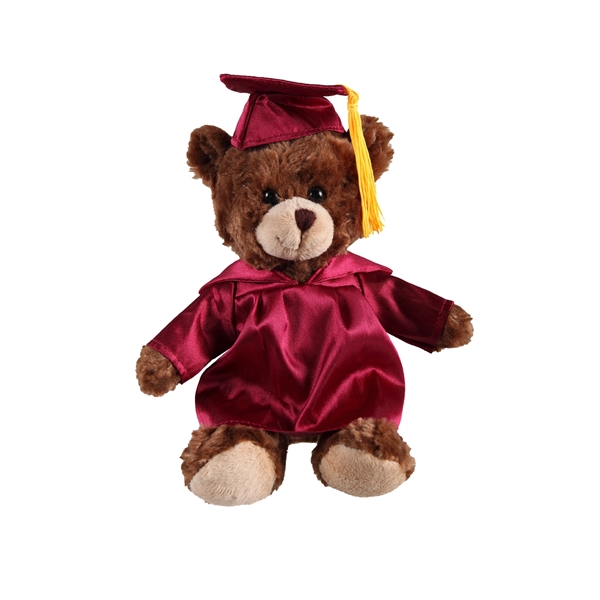 Soft Plush Sitting Bear Graduation Cap & Gown - Soft Plush Sitting Bear Graduation Cap & Gown - Image 22 of 24