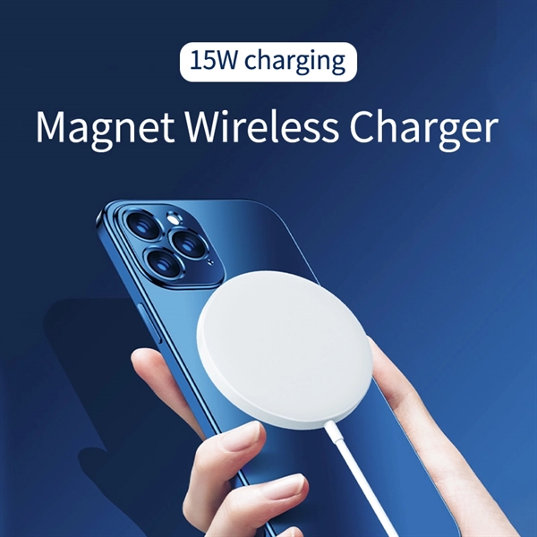 15W MagSafe Wireless Magnetic Phone Charger - 15W MagSafe Wireless Magnetic Phone Charger - Image 4 of 5
