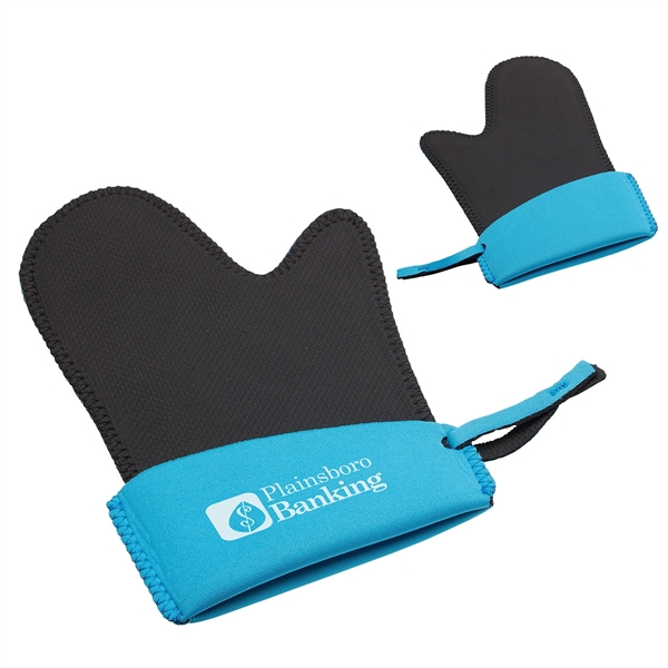 Neoprene Grip Oven Mitts