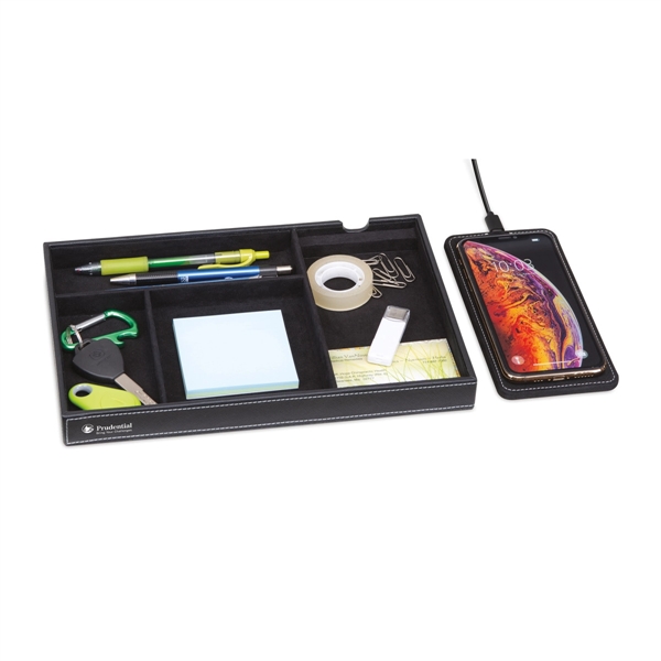 Truman Wireless Charging Accessory Tray - Truman Wireless Charging Accessory Tray - Image 7 of 8