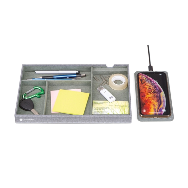 Truman Wireless Charging Accessory Tray - Truman Wireless Charging Accessory Tray - Image 2 of 8