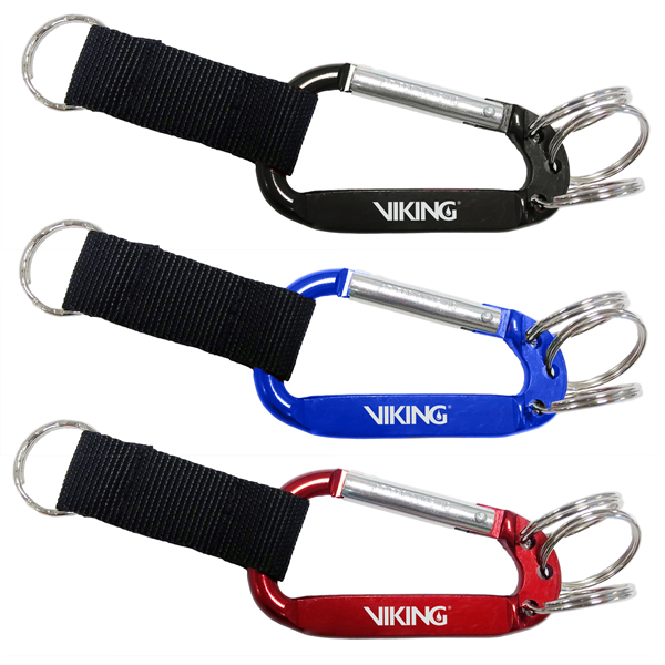Carabiner w/ 3 Split Rings - Carabiner w/ 3 Split Rings - Image 0 of 3