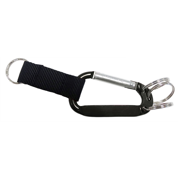Carabiner w/ 3 Split Rings - Carabiner w/ 3 Split Rings - Image 1 of 3