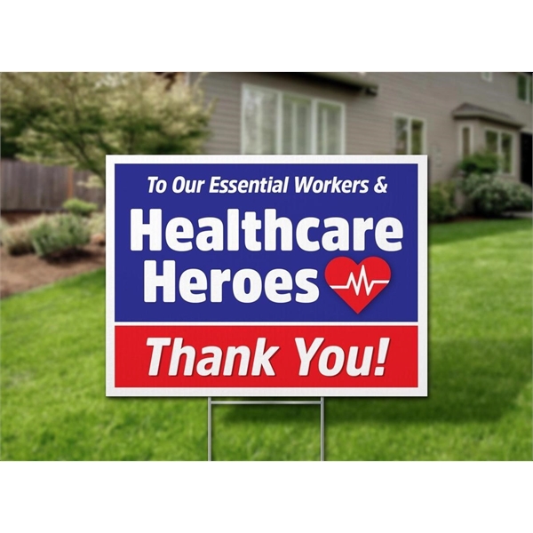 18"x24" Coroplast Yard Signs - Two Sided - 18"x24" Coroplast Yard Signs - Two Sided - Image 0 of 0