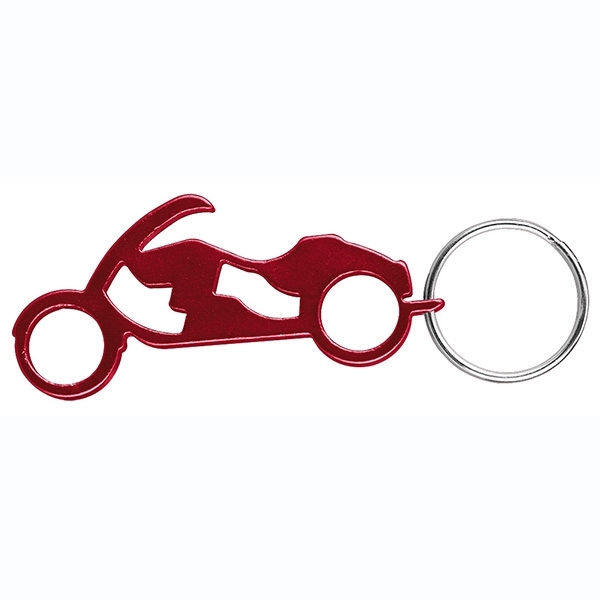 Motorcycle Shaped Bottle Opener Key Holder - Motorcycle Shaped Bottle Opener Key Holder - Image 3 of 5