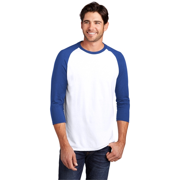 District Perfect Tri 3/4-Sleeve Raglan. - District Perfect Tri 3/4-Sleeve Raglan. - Image 44 of 60