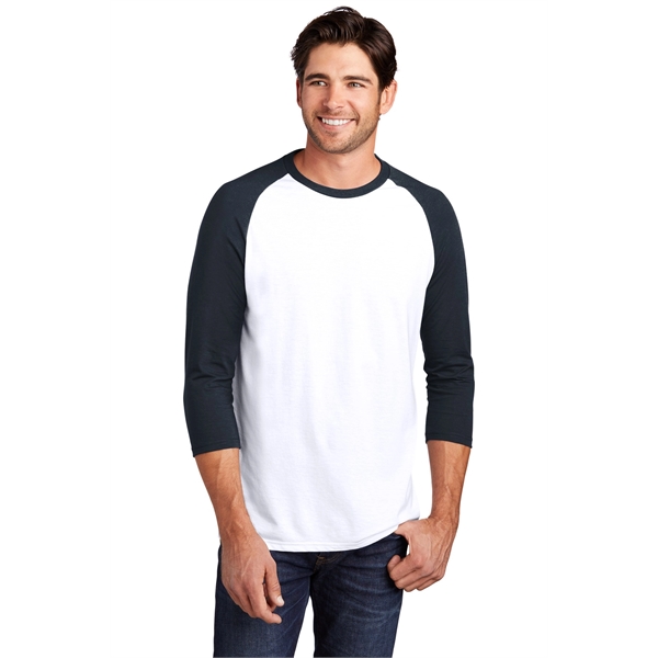 District Perfect Tri 3/4-Sleeve Raglan. - District Perfect Tri 3/4-Sleeve Raglan. - Image 49 of 60