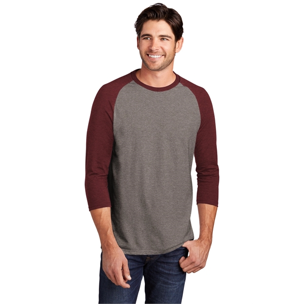 District Perfect Tri 3/4-Sleeve Raglan. - District Perfect Tri 3/4-Sleeve Raglan. - Image 54 of 60