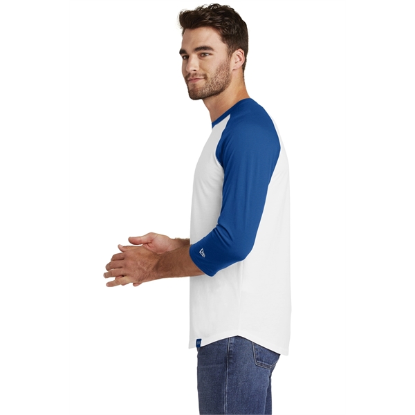 New Era Heritage Blend 3/4-Sleeve Baseball Raglan Tee. - New Era Heritage Blend 3/4-Sleeve Baseball Raglan Tee. - Image 29 of 61