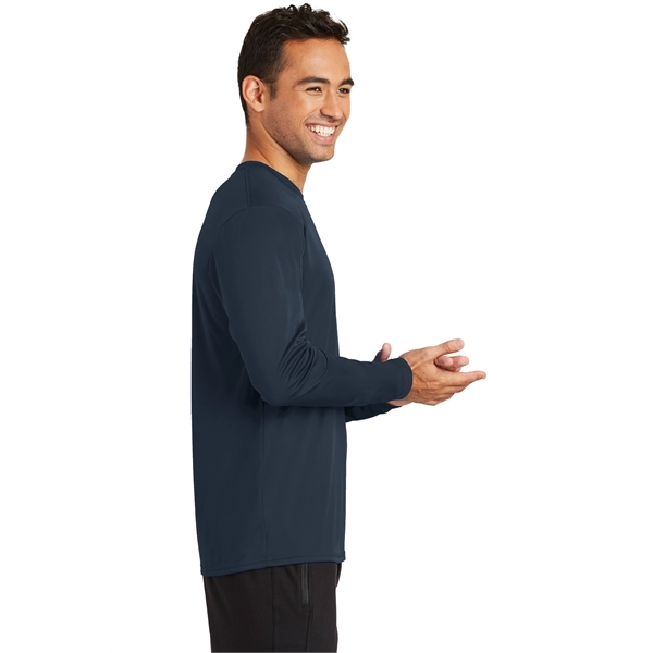 Port & Co Long Sleeve Performance Tee. - Port & Co Long Sleeve Performance Tee. - Image 13 of 48
