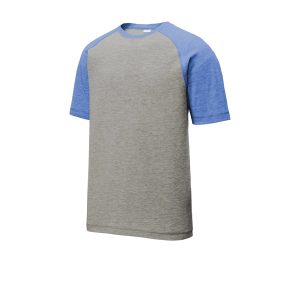 Sport-Tek PosiCharge Tri-Blend Wicking Raglan Tee. - Sport-Tek PosiCharge Tri-Blend Wicking Raglan Tee. - Image 66 of 107