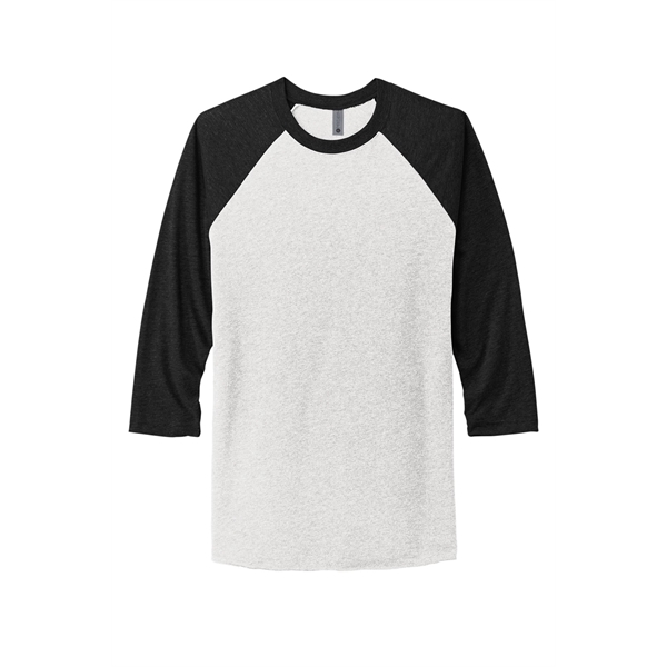 Next Level Apparel Unisex Tri-Blend 3/4-Sleeve Raglan Tee. - Next Level Apparel Unisex Tri-Blend 3/4-Sleeve Raglan Tee. - Image 18 of 55