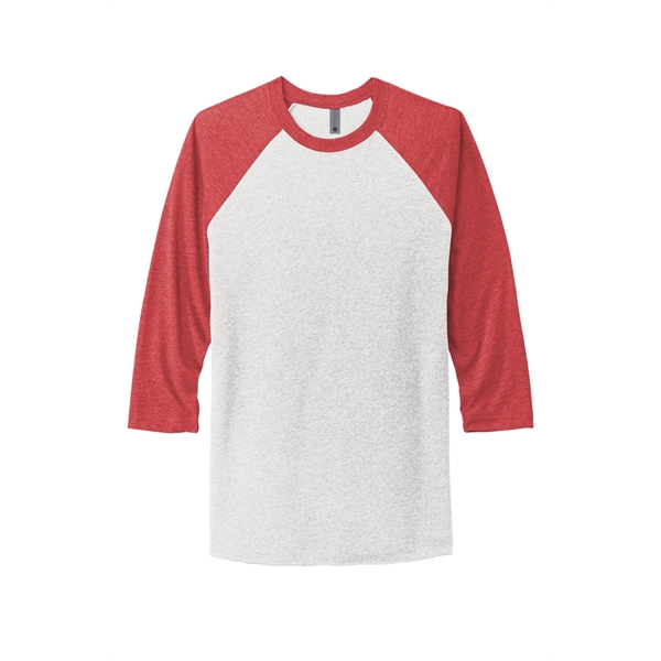 Next Level Apparel Unisex Tri-Blend 3/4-Sleeve Raglan Tee. - Next Level Apparel Unisex Tri-Blend 3/4-Sleeve Raglan Tee. - Image 38 of 55