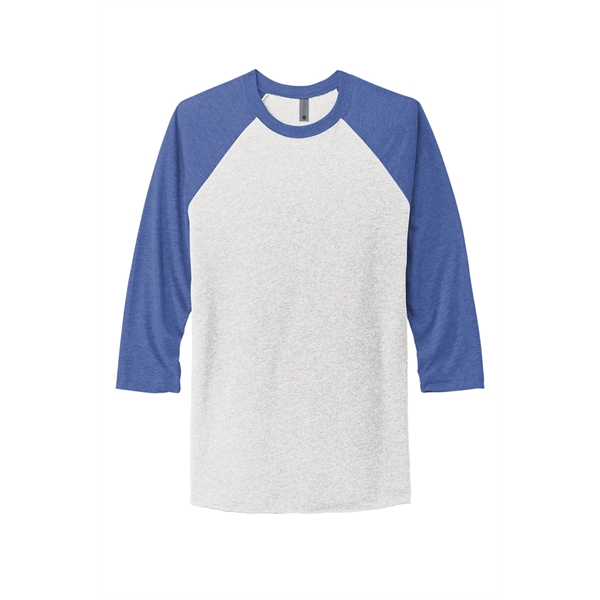 Next Level Apparel Unisex Tri-Blend 3/4-Sleeve Raglan Tee. - Next Level Apparel Unisex Tri-Blend 3/4-Sleeve Raglan Tee. - Image 48 of 55